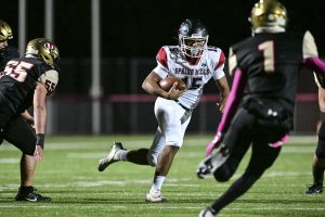Max Anderson, Spring Mills roll past University, 49-14